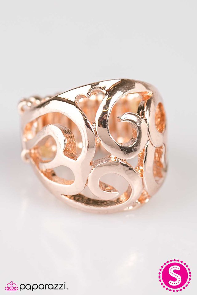 Paparazzi ♥ Bel Air - Rose Gold ♥ Ring