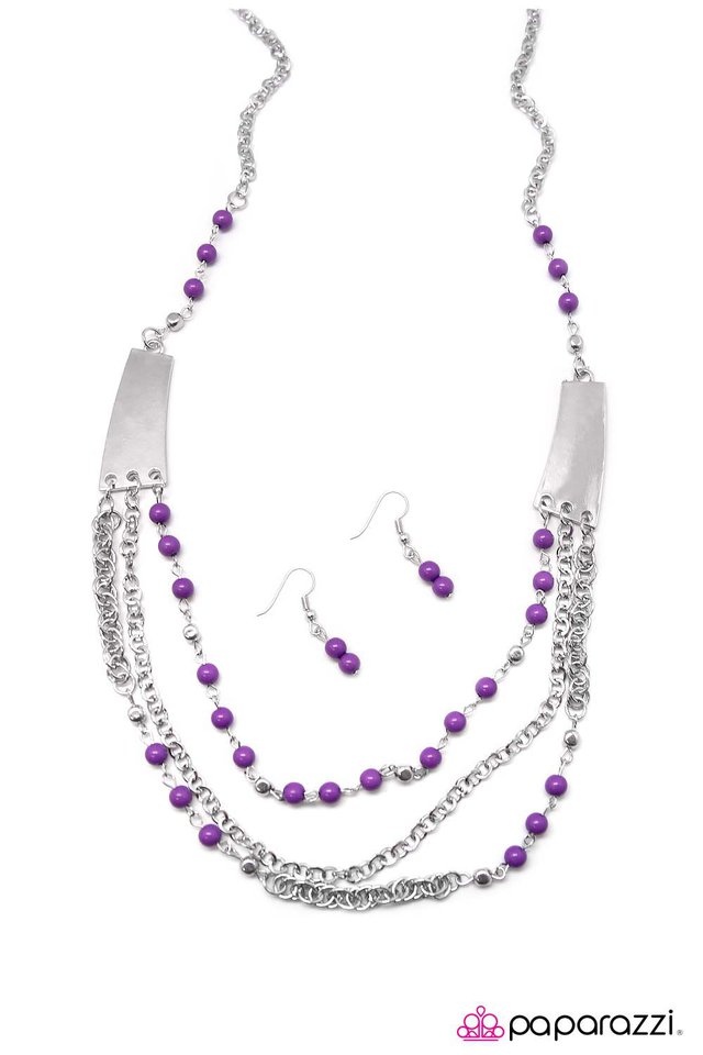 Paparazzi ♥ Vivacious Vibes - Purple ♥ Necklace