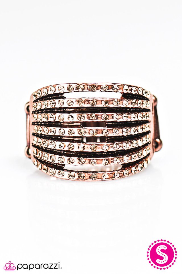 Paparazzi ♥ Its The GLITTER Things That Count - Copper ♥ Ring