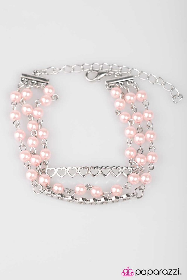 Paparazzi ♥ Love and Affection - Pink ♥ Bracelet
