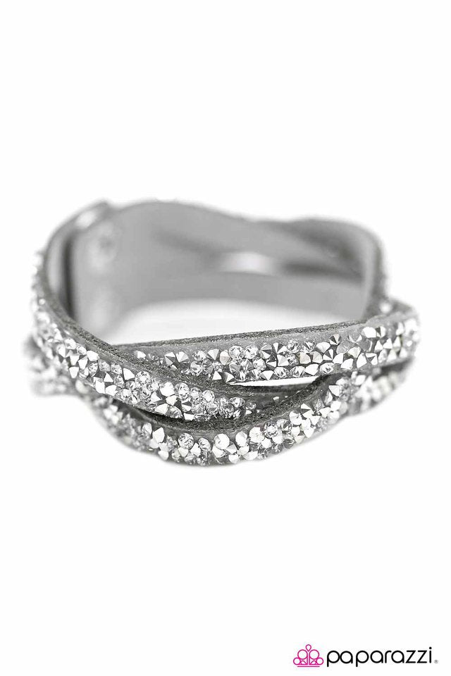 Paparazzi ♥ Knock Yourself Out - Silver ♥ Bracelet