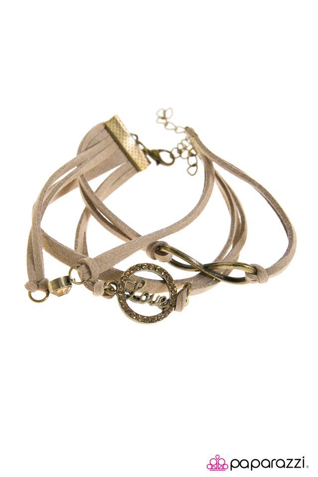 Paparazzi ♥ I Will Always Love You - Brown ♥ Bracelet