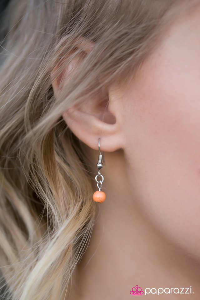 Paparazzi ♥ Salsa Dancer - Orange ♥ Necklace