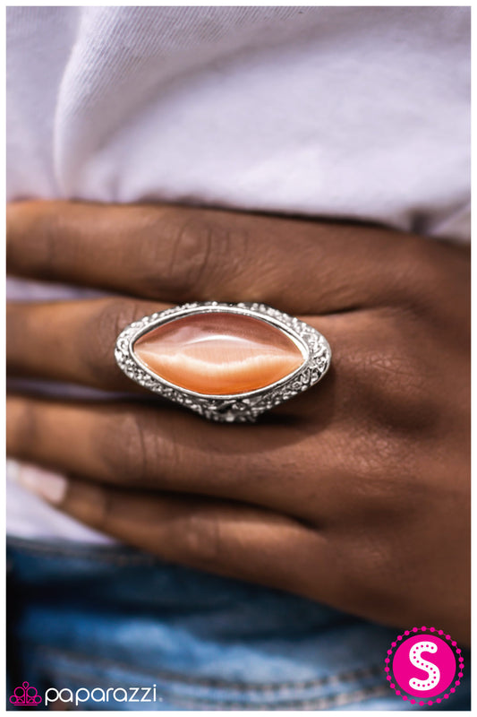 Paparazzi ♥ To The Moon and Back - Orange ♥  Ring-product_sku