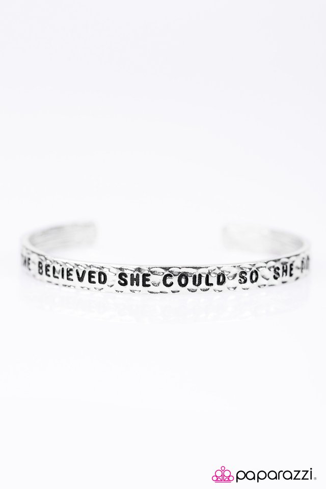 Paparazzi ♥ She Believed She Could - Silver ♥ Bracelet