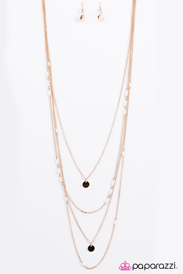 Paparazzi ♥ Id Wanna BEAD Me Too! - White ♥ Necklace