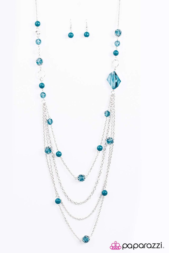 Paparazzi ♥ Fool For Jewels - Blue ♥ Necklace