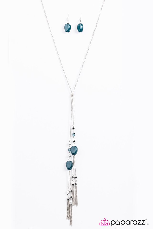 Paparazzi ♥ GLITTER-Sweet - Blue ♥ Necklace