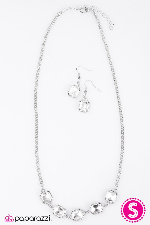 Paparazzi ♥ Till The Money Runs Out - White ♥ Necklace