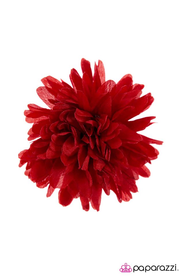 Paparazzi ♥ Petals-A-Plenty - Red ♥ Hair Clip