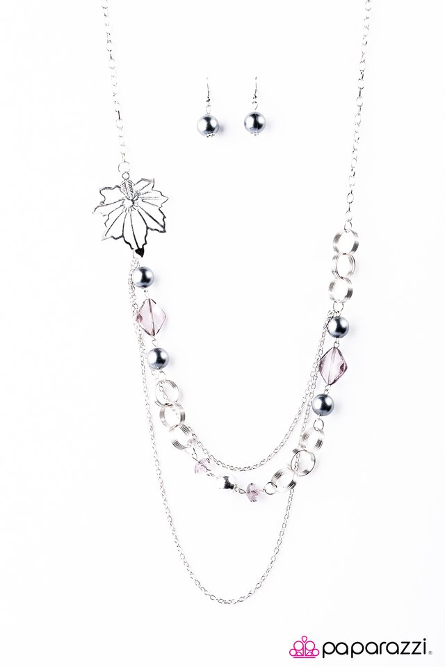 Paparazzi ♥ Willing and MAPLE - Silver ♥ Necklace