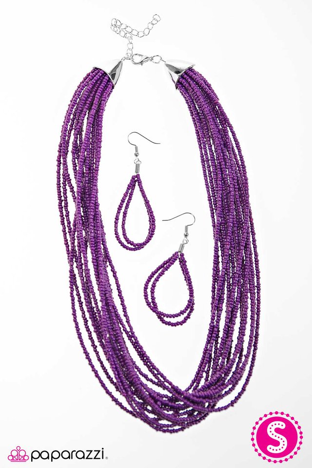 Paparazzi ♥ Wide Open Spaces - Purple ♥ Necklace