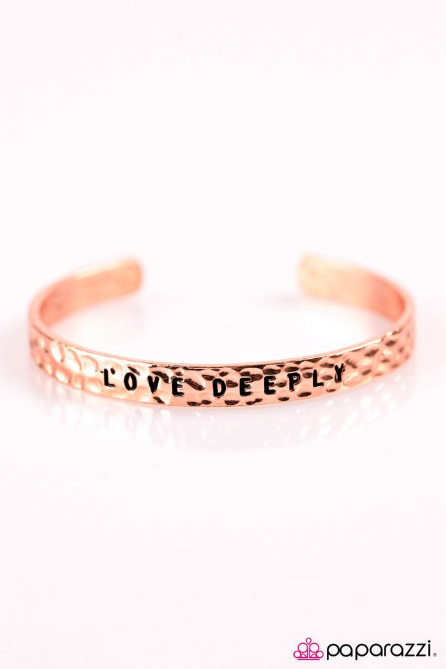 Paparazzi ♥ Love Deeply - Copper ♥ Bracelet