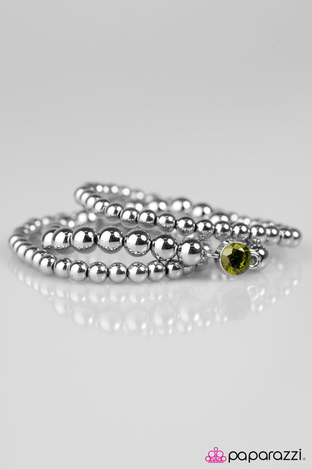 Paparazzi ♥ Red Carpet Affair - Green ♥ Bracelet
