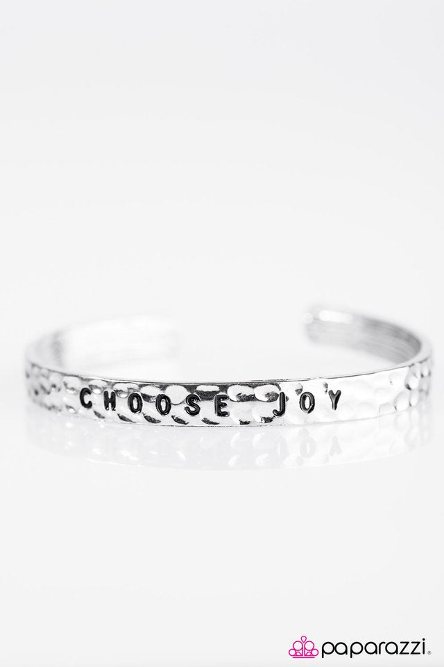 Paparazzi ♥ Choose Joy - Silver ♥ Bracelet