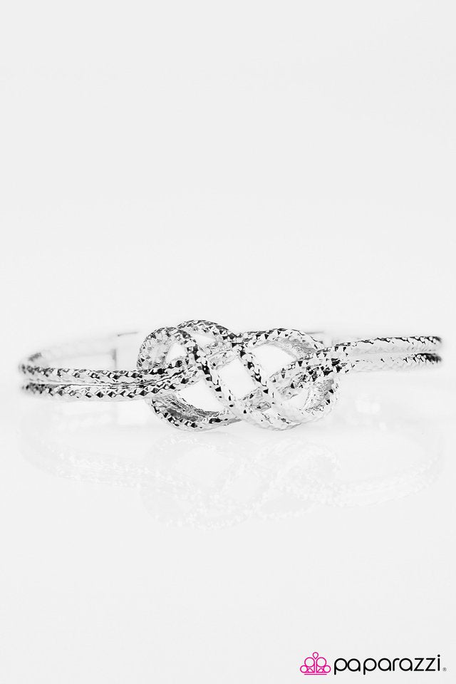 Paparazzi ♥ So KNOT Sorry - Silver ♥ Bracelet