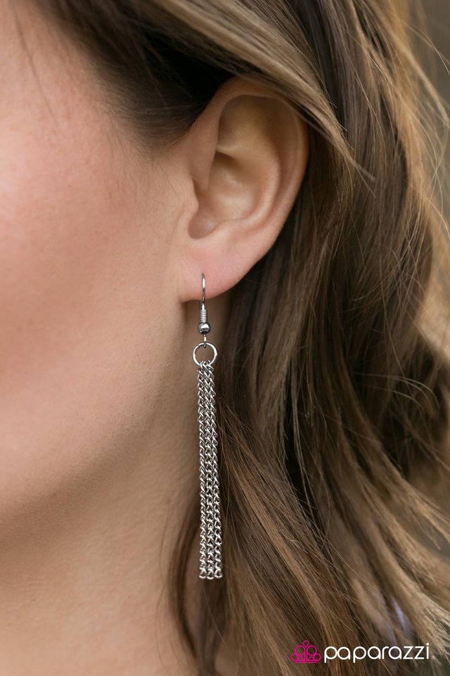 Paparazzi ♥ Never Too Much Tassel - Black ♥ Necklace