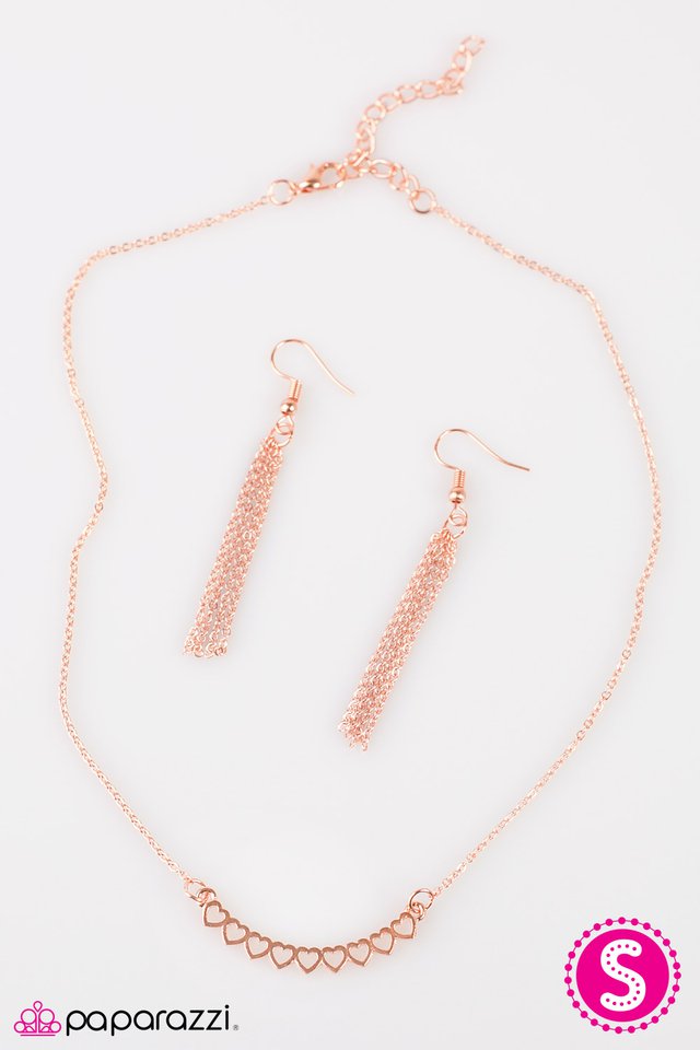 Paparazzi ♥ First Crush - Copper ♥ Necklace