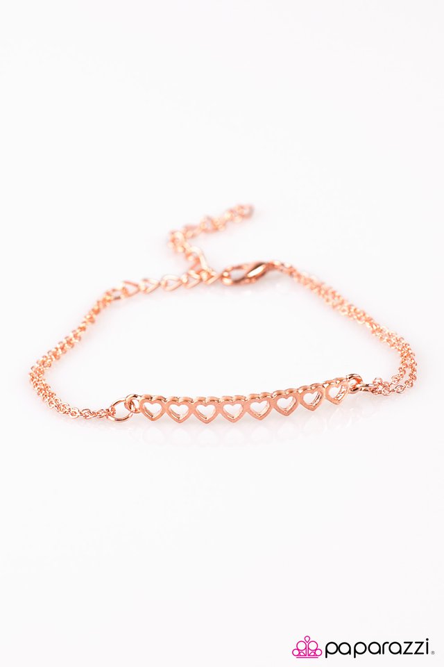 Paparazzi ♥ Totally Crushing - Copper ♥ Bracelet