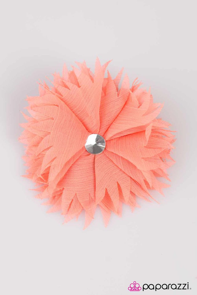 Paparazzi ♥ I Wanna Be Serrated - Orange ♥ Hair Clip