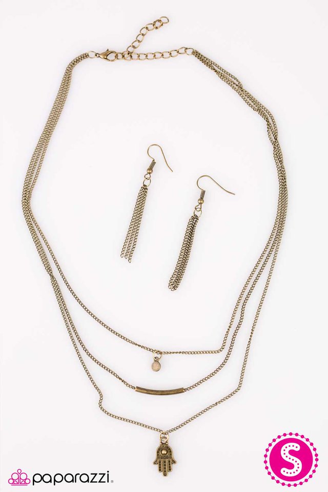 Paparazzi ♥ Live Long and Prosper - Brass ♥ Necklace