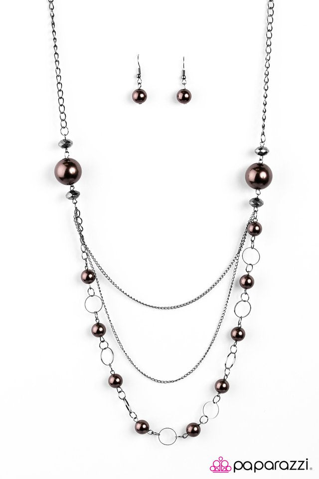 Paparazzi ♥ Keep The Mystery Alive - Brown ♥ Necklace