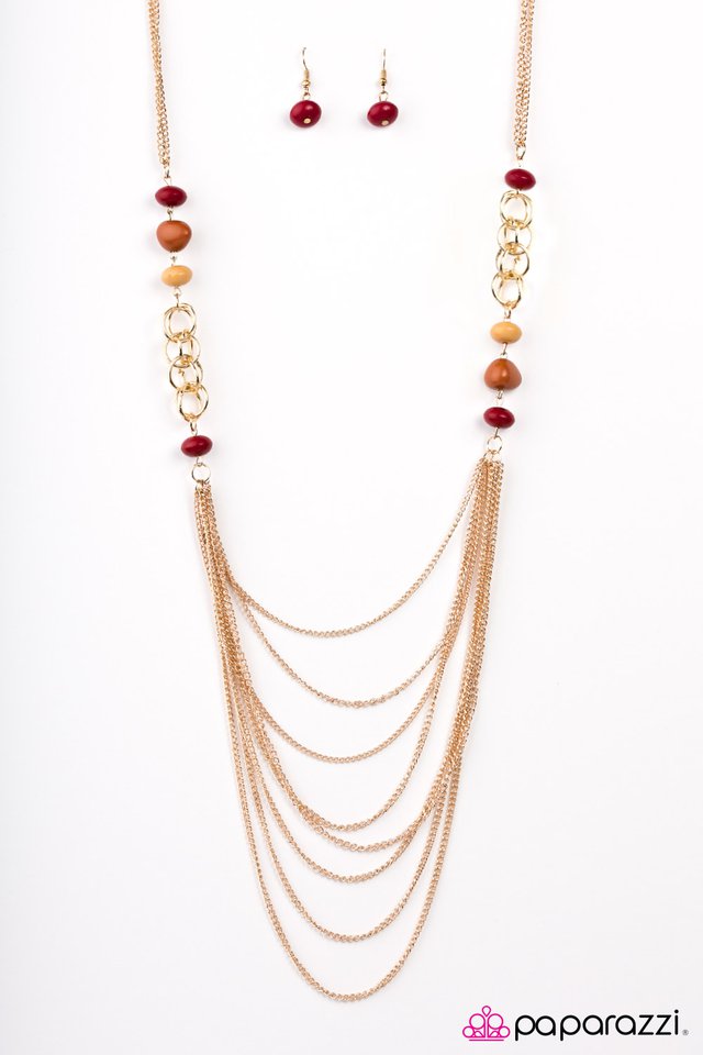 Paparazzi ♥ The 8th Wonder - Multi ♥ Necklace