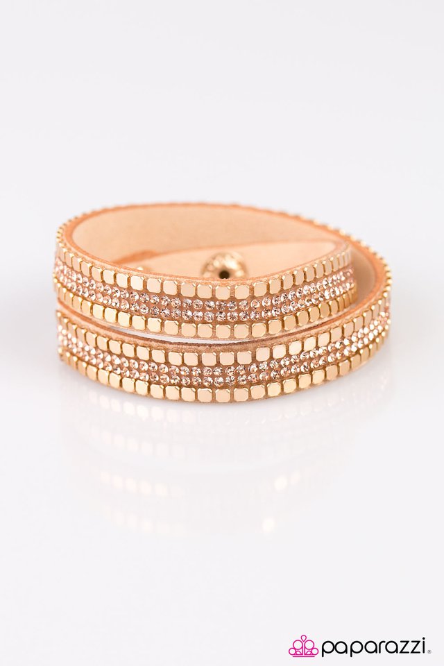 Paparazzi ♥ What Your Mama Gave You - Gold ♥ Bracelet