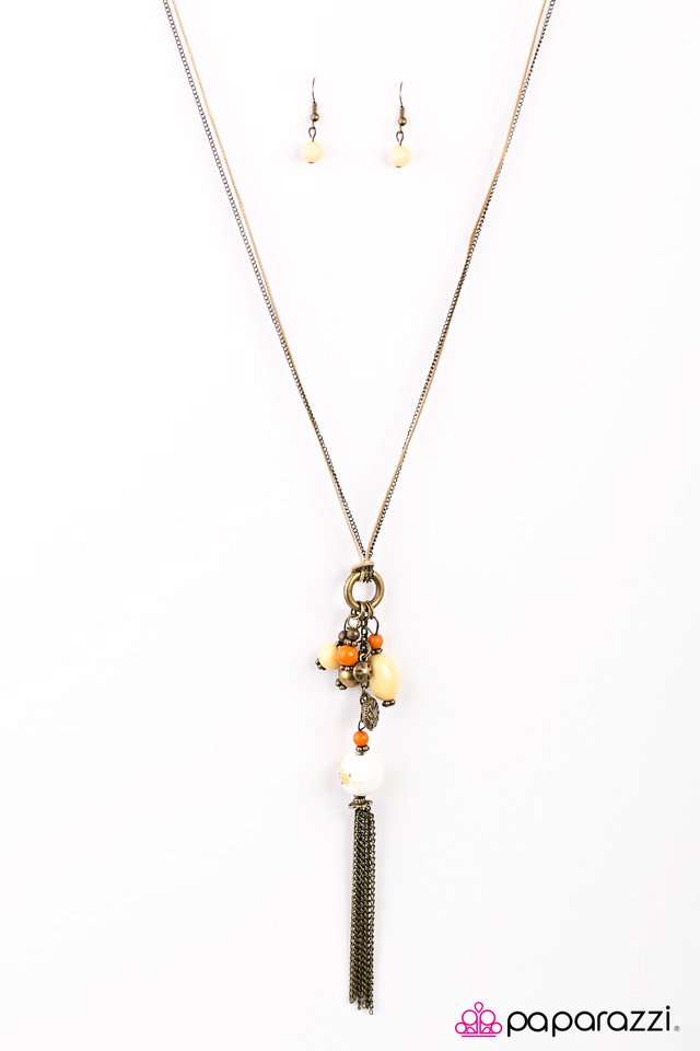 Paparazzi ♥ Inherently Intricate - Yellow ♥ Necklace