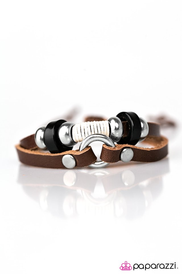 Paparazzi ♥ Break Camp - Brown ♥ Bracelet