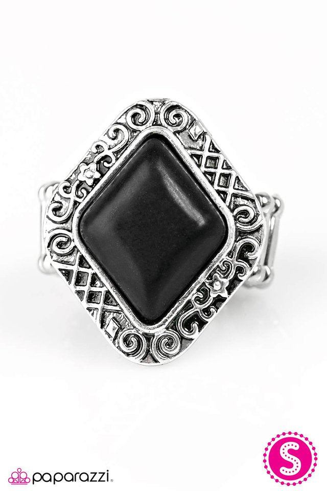 Paparazzi ♥ Incan Incantations - Black ♥ Ring