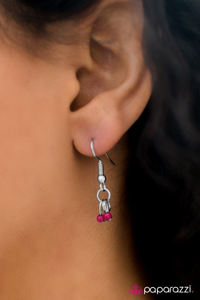 Paparazzi ♥ Working Hard Or Hardly Working - Pink ♥ Lanyard