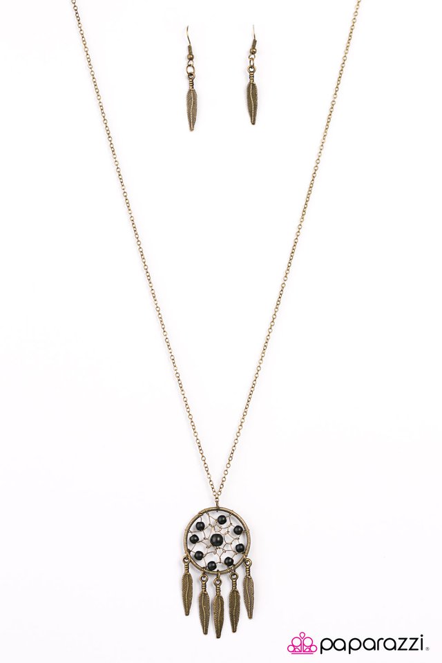 Paparazzi ♥ Desert Dreams - Brass ♥ Necklace
