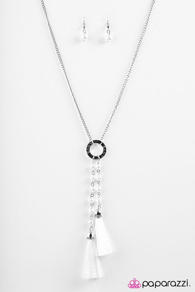 Paparazzi ♥ Love Awaits - White ♥ Necklace