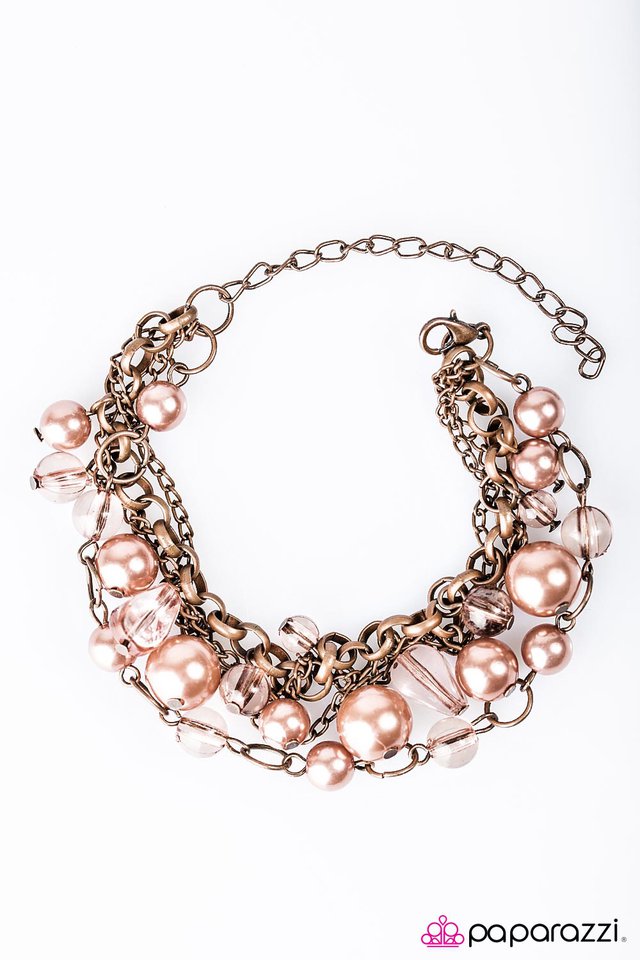 Paparazzi ♥ DRAMAtically Correct - Copper ♥ Bracelet