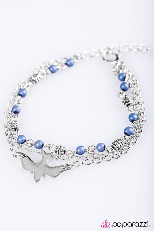 Paparazzi ♥ Learning to Fly - Blue ♥ Bracelet