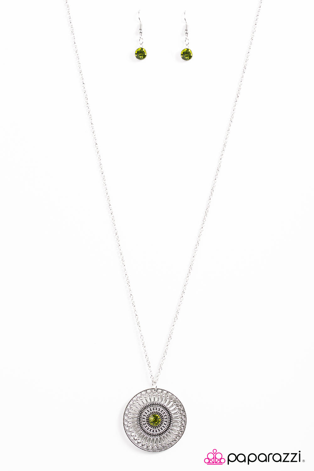 Paparazzi ♥ The London Eye - Green ♥  Necklace