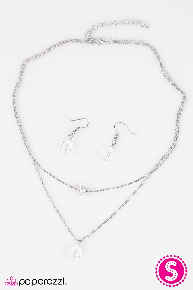 Paparazzi ♥ The Ball Is In Your Court - White ♥ Necklace