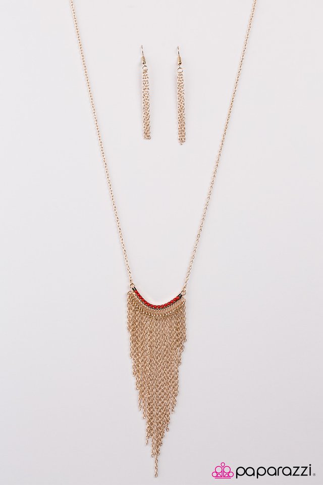 Paparazzi ♥ Out Of My Way! - Red ♥ Necklace