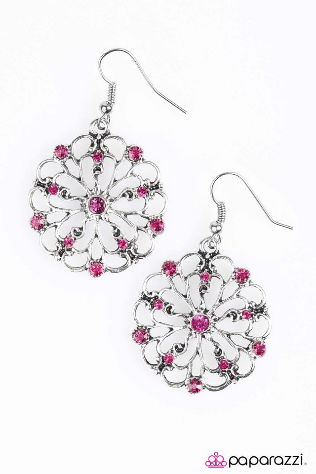Paparazzi ♥ The County Fair - Pink ♥ Earrings