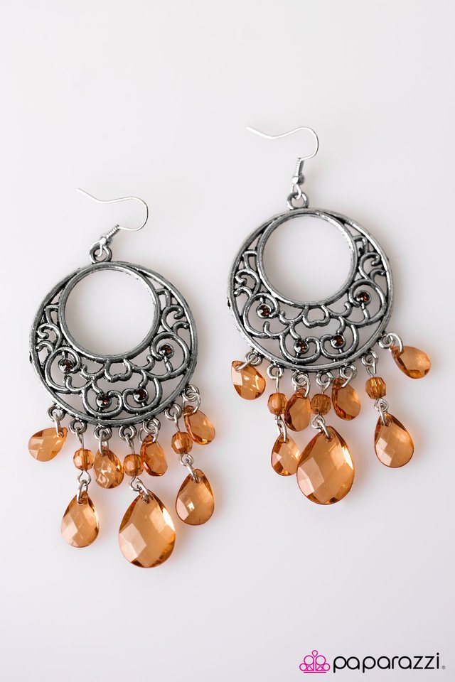 Paparazzi ♥ All I Ask Of You - Brown ♥ Earrings