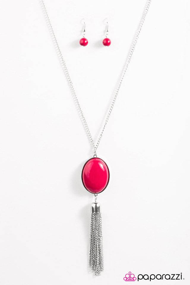 Paparazzi ♥ Wayward Wanderer - Pink ♥ Necklace