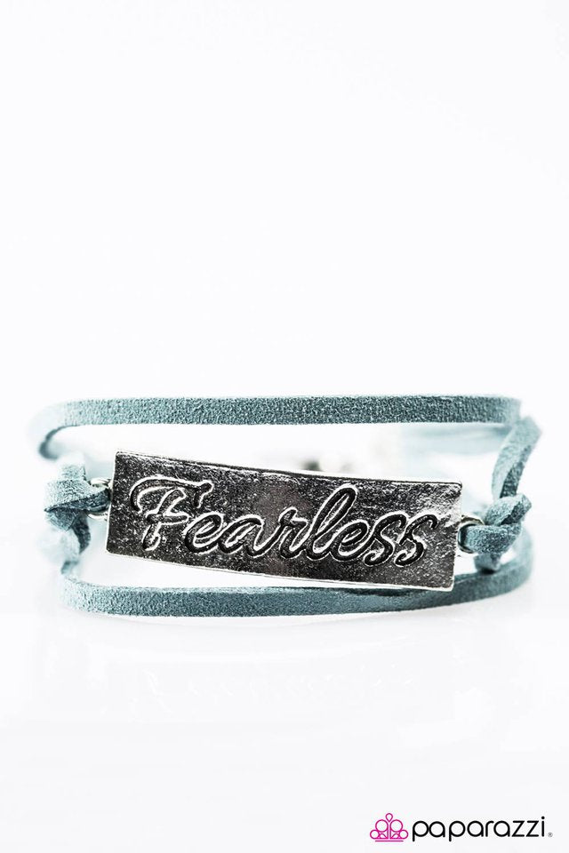 Paparazzi ♥ Fearless - Blue ♥ Bracelet