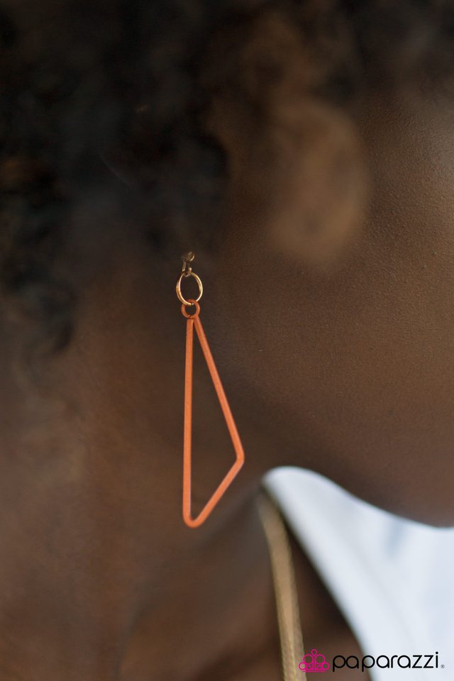 Paparazzi ♥ Shape of Things to Come - Orange ♥ Necklace