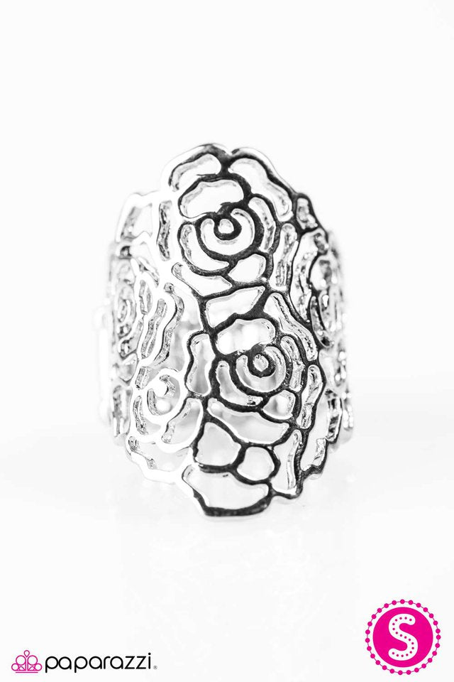 Paparazzi ♥ Roses Are Red... - Silver ♥ Ring