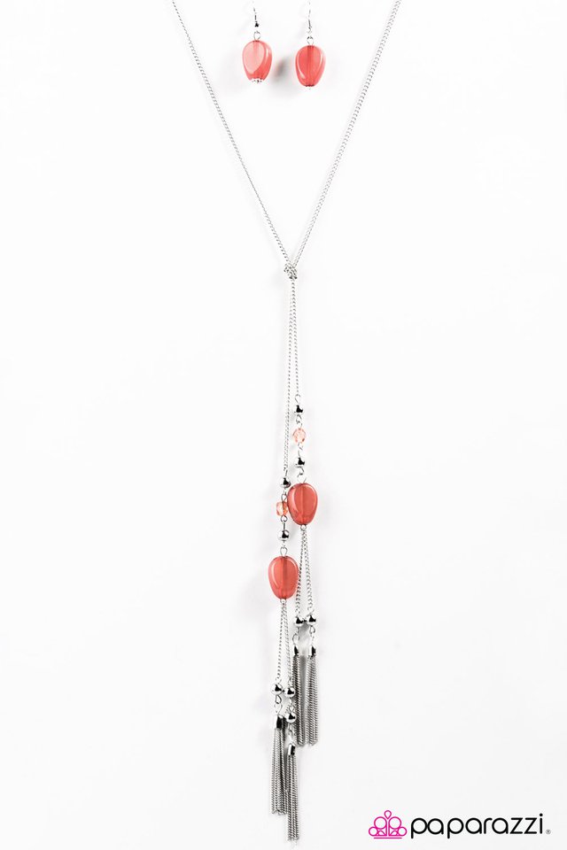 Paparazzi ♥ GLITTER-Sweet - Red ♥ Necklace