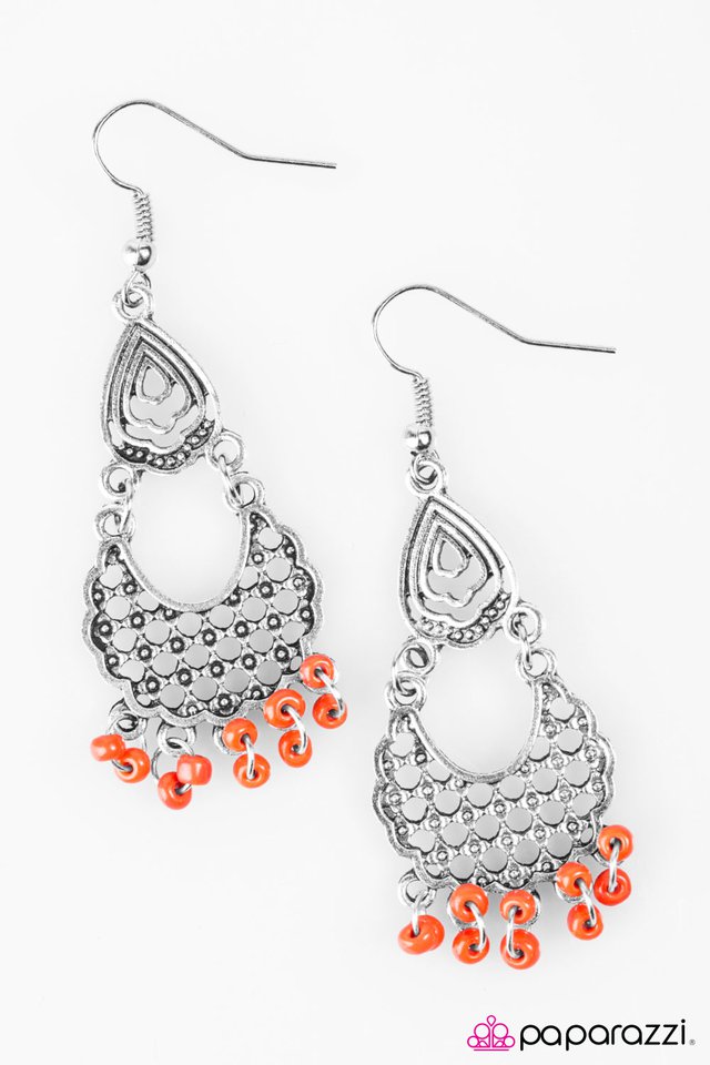 Paparazzi ♥ Canyon Colors - Orange ♥ Earrings