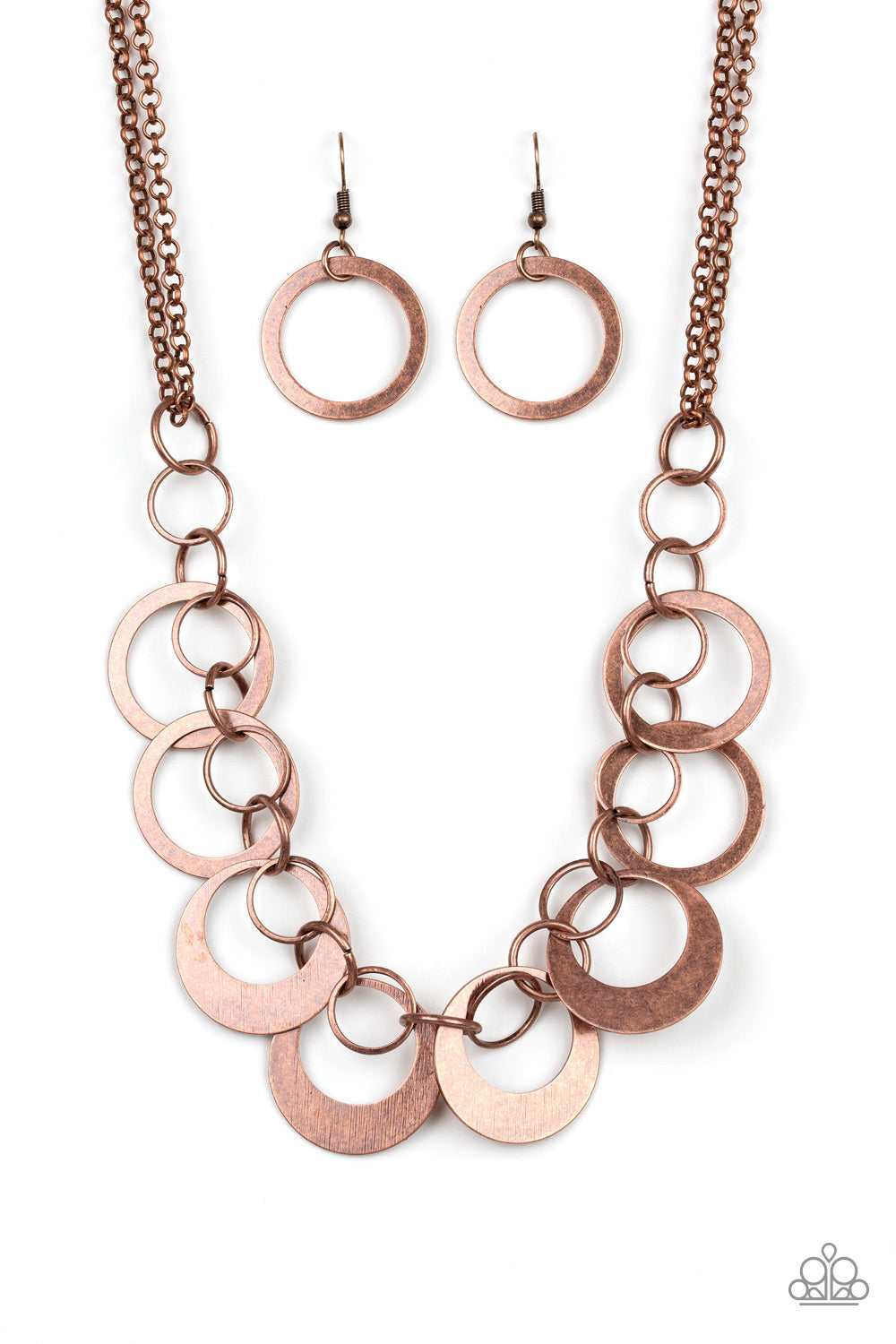 In full orbit copper necklace paparazzi Clearance