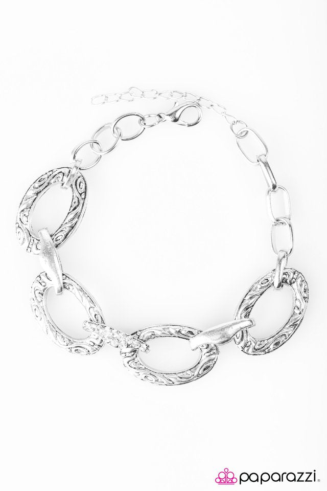 Paparazzi ♥ Young Buck - Silver ♥ Bracelet