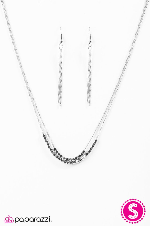 Paparazzi ♥ Rock The Block - Silver ♥ Necklace